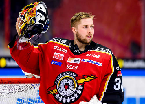 Luleås målvakt Joel Lassinantti