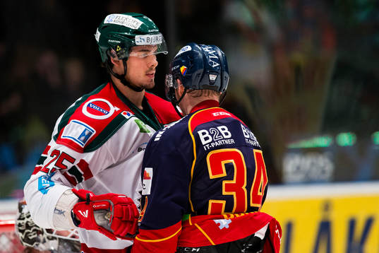 Frölundas Oliver Lauridsen och Djurgårdens Daniel Brodin