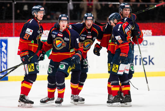 Djurgårdens Robin Alvarez, Philip Holm, Daniel Brodin,