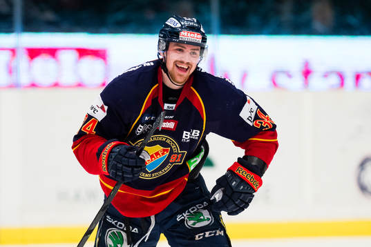 Djurgårdens Daniel Brodin jublar
