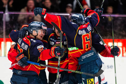Djurgårdens Robin Alvarez, Daniel Brodin och Markus Ljungh