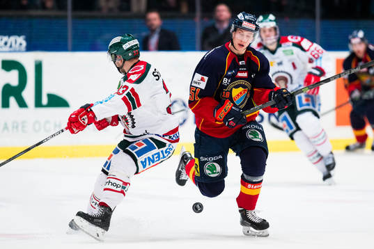 Frölundas Elias Fälth och Djurgårdens Robin Alvarez