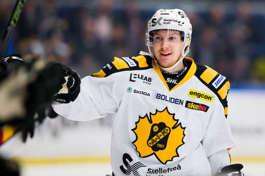 Skellefteås Niclas Burström jublar