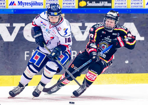 Linköpings Ingrid Morset och Luleås Noora Tulus
