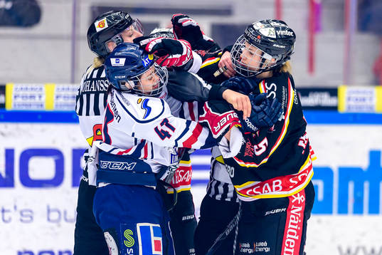 Linköpings Anna Rydberg i bråk med Luleås Johanna