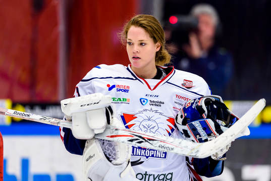 Linköpings målvakt Florence Schelling