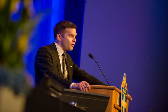 Idrottsminister Gabriel Wikström