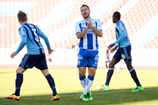 IFK Göteborgs Tobias Hysén deppar