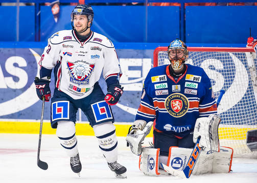 Linköpings Andrew Gordon jublar