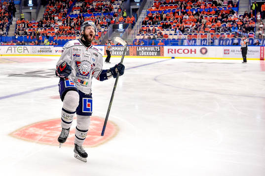 Linköpings Niklas Persson jublar