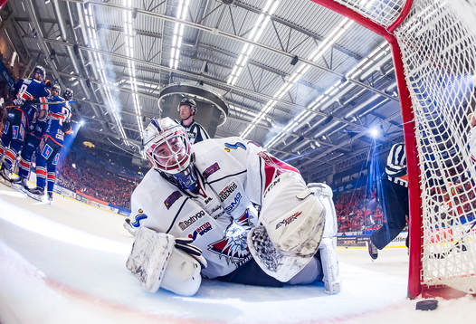 Linköpings målvakt David Rautio deppar