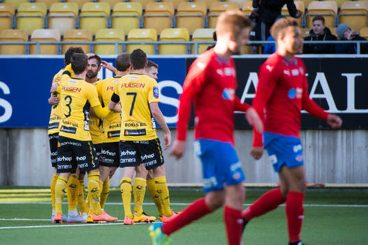 Elfsborgspelare jublar