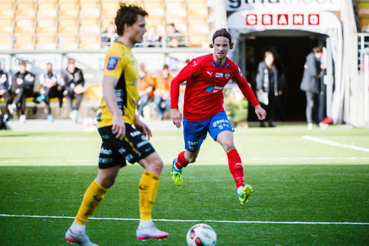 Elfsborgs Jörgen Horn och Helsingborgs Linus Hallenius