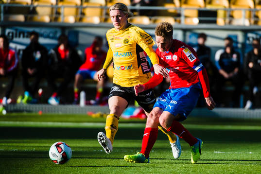 Elfsborgs Viktor Götesson och Helsingborgs Johan