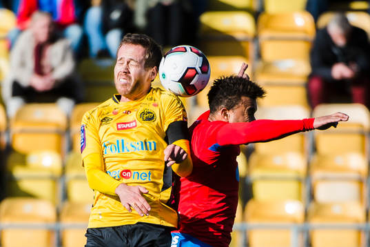 Elfsborgs Marcus Rohdén och Helsingborgs Tyrell Rusike