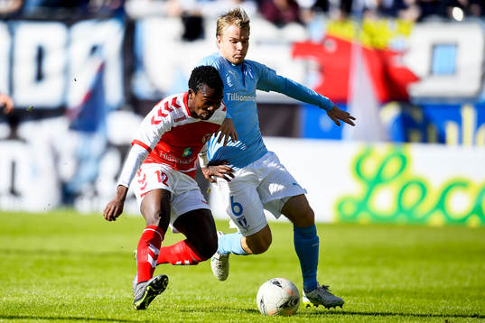 Kalmars Lumala Abdu och Malmö FFs Oscar Lewicki