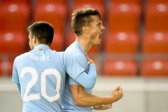 Malmö FFs Markus Rosenberg jublar