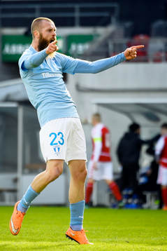 Malmö FFs Jo Inge Berget jublar