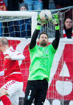Malmö FFs målvakt Johan Wiland