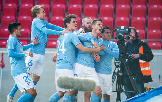 Malmö FFs Markus Rosenberg jublar
