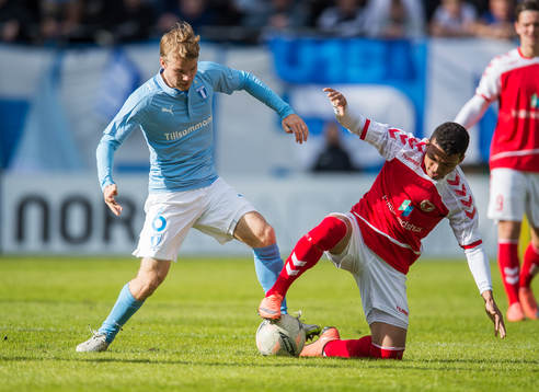 Malmö FFs Oscar Lewicki och Kalmars Ismael Silva Lima