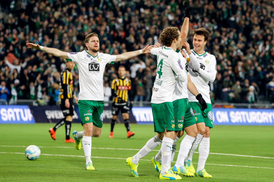 Hammarbys Alexssander Medeiros de Azeredo jublar