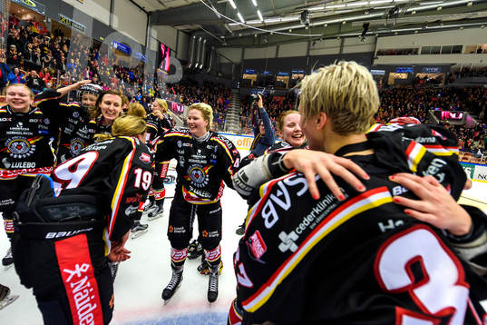 Glada Luleåspelare