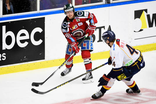 Frölundas Ryan Lasch och Djurgårdens Lukas Vejdemo