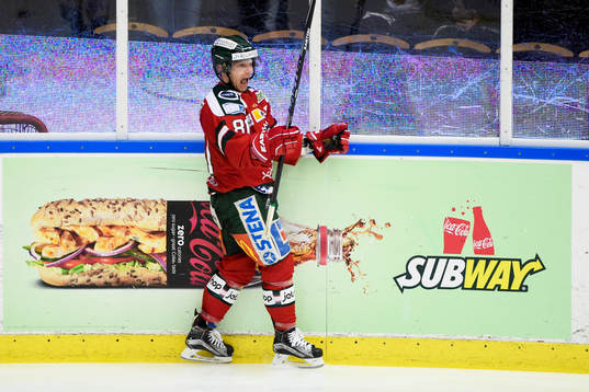 Frölundas Ryan Lasch jublar