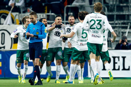 Hammarbys Alexssander Medeiros de Azeredo jublar