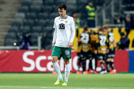 Hammarbys Melker Hallberg deppar