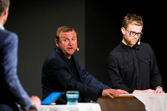 Billy Reid, assisterande tränare ÖStersund, och Dennis