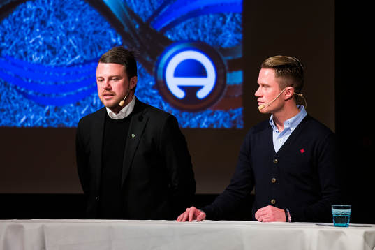 Jimmy Thelin, tränare Jönköping, och Tommy Thelin,