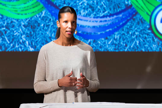 Beatrice Clarke från Fryshuset talar om värdegrund