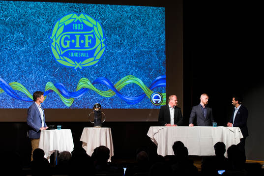 Roger Franzén, tränare Sundsvall och Tommy Naurin,