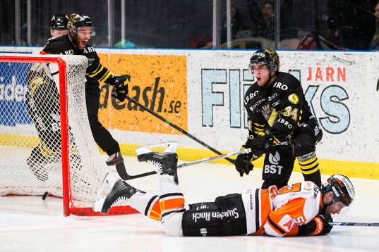 s Christian Sandberg och AIK:s Michael Lindqvist jublar