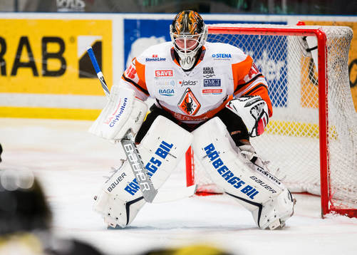 Karlskronas målvakt Johan Holmqvist