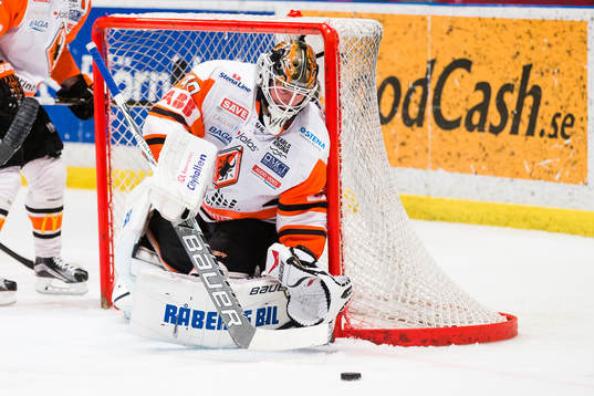 Karlskronas målvakt Johan Holmqvist