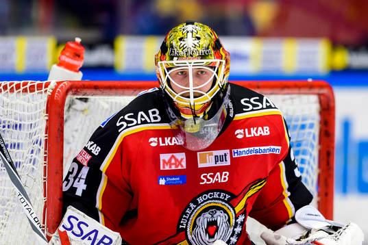Luleås målvakt Joel Lassinantti