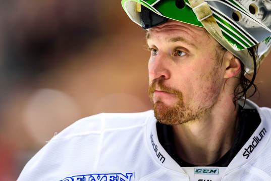 Färjestads målvakt Justin Pogge