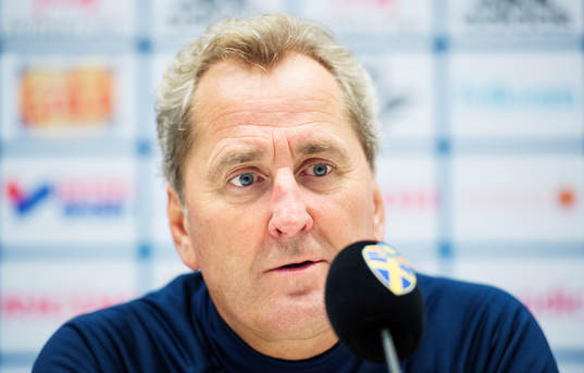 Sveriges förbundskapten Erik Hamrén