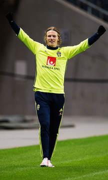 Oscar Hiljemark jublar