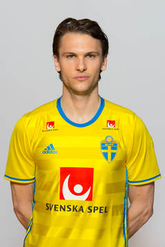 Albin Ekdal, spelare i Sveriges fotbollslandslag