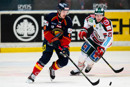 Djurgårdens Marcus Högström och Frölundas Christoffer