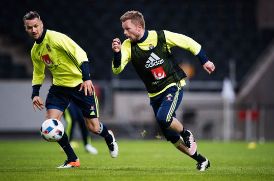 Alexander Milosevic och Sebastian Larsson