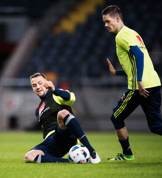 Alexander Milosevic och Mikael Lustig