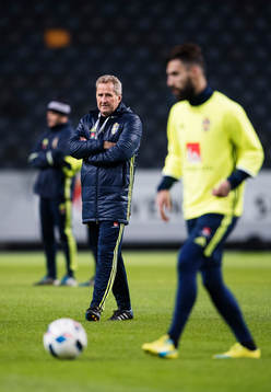 Förbundskapten Erik Hamrén