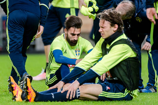 Jimmy Durmaz och Albin Ekdal får vård