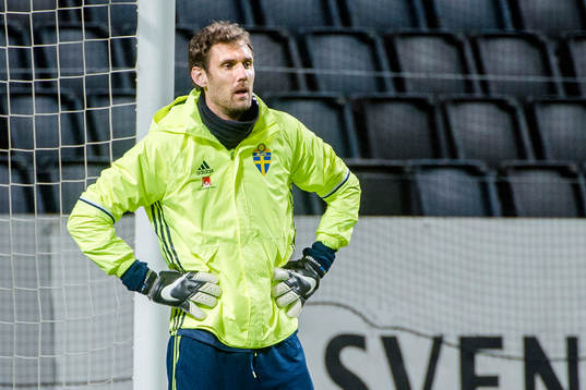 Sveriges målvakt Andreas Isaksson