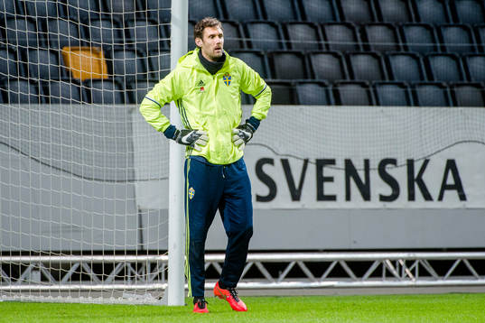 Sveriges målvakt Andreas Isaksson